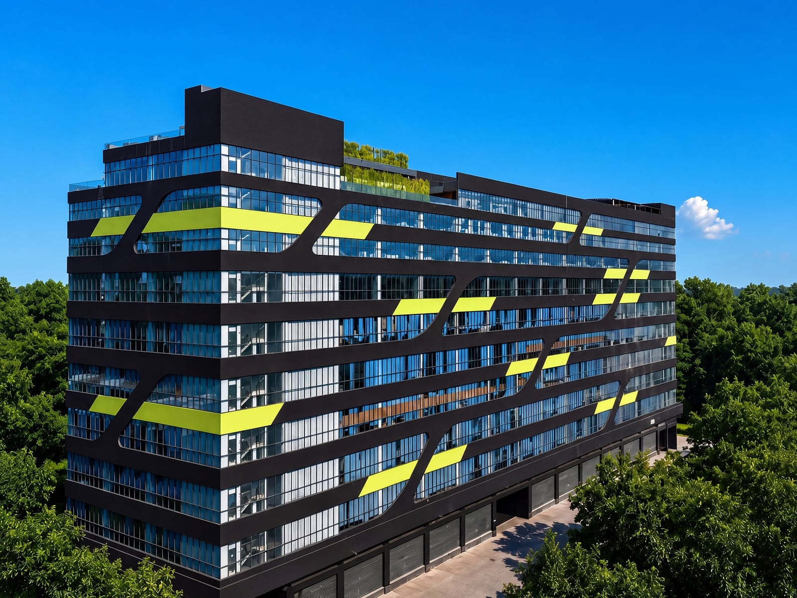 The group's manufacturing and office building in Foshan